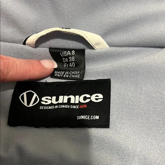 Sunice Black and White Ski Jacket - Picture 7 of 11